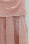 SWAYING/KNIT Bow Tube Top SW22SST02 Light Pink PS47